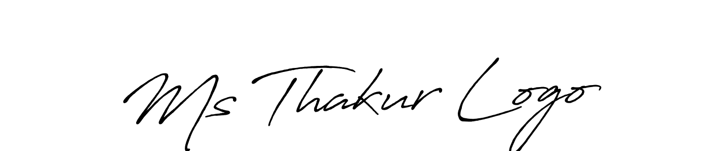 Use a signature maker to create a handwritten signature online. With this signature software, you can design (Antro_Vectra_Bolder) your own signature for name Ms Thakur Logo. Ms Thakur Logo signature style 7 images and pictures png