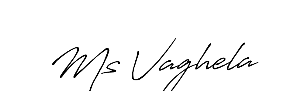 Antro_Vectra_Bolder is a professional signature style that is perfect for those who want to add a touch of class to their signature. It is also a great choice for those who want to make their signature more unique. Get Ms Vaghela name to fancy signature for free. Ms Vaghela signature style 7 images and pictures png