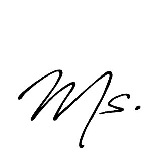 It looks lik you need a new signature style for name Ms.. Design unique handwritten (Antro_Vectra_Bolder) signature with our free signature maker in just a few clicks. Ms. signature style 7 images and pictures png