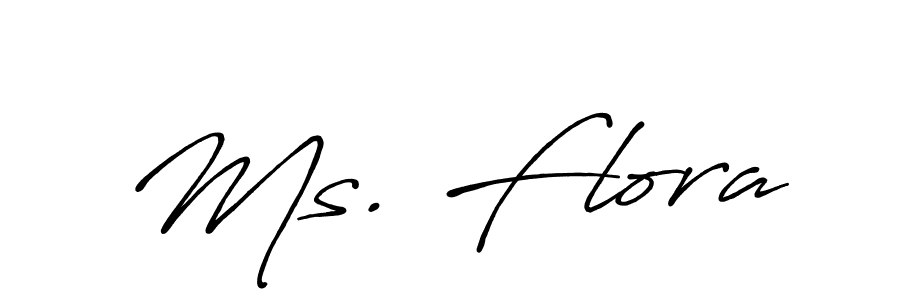 Also we have Ms. Flora name is the best signature style. Create professional handwritten signature collection using Antro_Vectra_Bolder autograph style. Ms. Flora signature style 7 images and pictures png