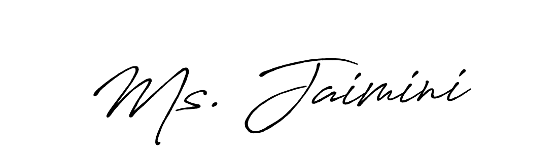 Make a beautiful signature design for name Ms. Jaimini. Use this online signature maker to create a handwritten signature for free. Ms. Jaimini signature style 7 images and pictures png