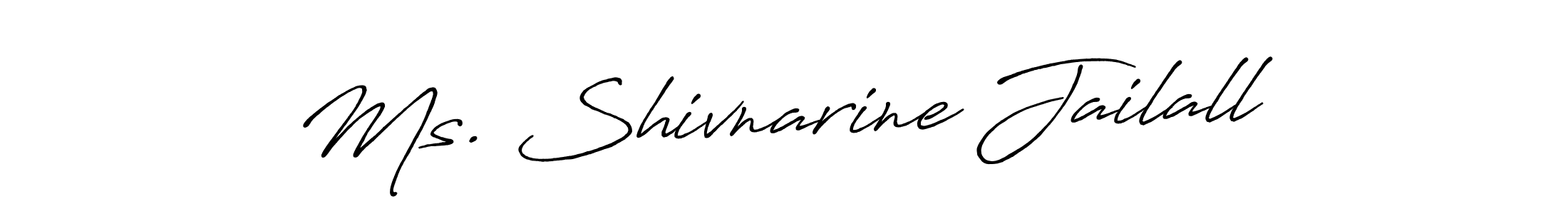 Use a signature maker to create a handwritten signature online. With this signature software, you can design (Antro_Vectra_Bolder) your own signature for name Ms. Shivnarine Jailall. Ms. Shivnarine Jailall signature style 7 images and pictures png