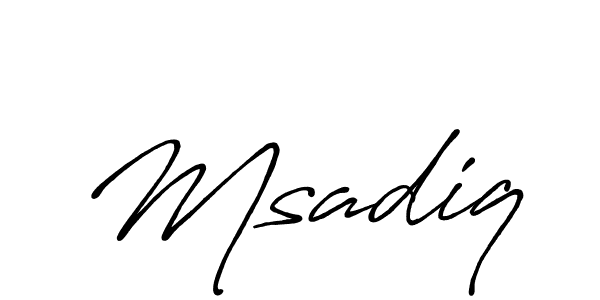 You should practise on your own different ways (Antro_Vectra_Bolder) to write your name (Msadiq) in signature. don't let someone else do it for you. Msadiq signature style 7 images and pictures png