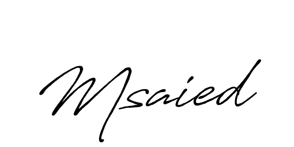 It looks lik you need a new signature style for name Msaied. Design unique handwritten (Antro_Vectra_Bolder) signature with our free signature maker in just a few clicks. Msaied signature style 7 images and pictures png