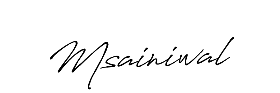 How to Draw Msainiwal signature style? Antro_Vectra_Bolder is a latest design signature styles for name Msainiwal. Msainiwal signature style 7 images and pictures png