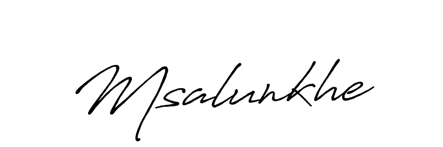 if you are searching for the best signature style for your name Msalunkhe. so please give up your signature search. here we have designed multiple signature styles  using Antro_Vectra_Bolder. Msalunkhe signature style 7 images and pictures png
