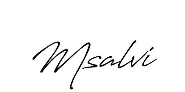 if you are searching for the best signature style for your name Msalvi. so please give up your signature search. here we have designed multiple signature styles  using Antro_Vectra_Bolder. Msalvi signature style 7 images and pictures png