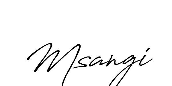 It looks lik you need a new signature style for name Msangi. Design unique handwritten (Antro_Vectra_Bolder) signature with our free signature maker in just a few clicks. Msangi signature style 7 images and pictures png