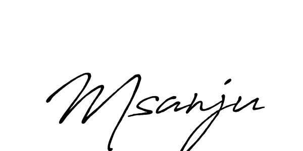 It looks lik you need a new signature style for name Msanju. Design unique handwritten (Antro_Vectra_Bolder) signature with our free signature maker in just a few clicks. Msanju signature style 7 images and pictures png