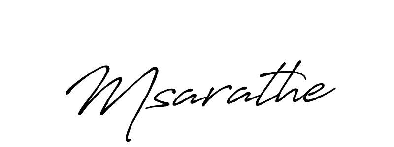 Also we have Msarathe name is the best signature style. Create professional handwritten signature collection using Antro_Vectra_Bolder autograph style. Msarathe signature style 7 images and pictures png