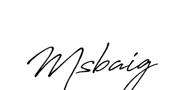 Use a signature maker to create a handwritten signature online. With this signature software, you can design (Antro_Vectra_Bolder) your own signature for name Msbaig. Msbaig signature style 7 images and pictures png