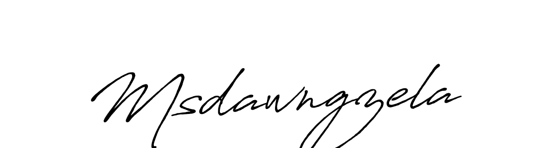 How to make Msdawngzela signature? Antro_Vectra_Bolder is a professional autograph style. Create handwritten signature for Msdawngzela name. Msdawngzela signature style 7 images and pictures png