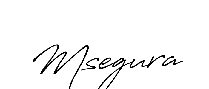 Msegura stylish signature style. Best Handwritten Sign (Antro_Vectra_Bolder) for my name. Handwritten Signature Collection Ideas for my name Msegura. Msegura signature style 7 images and pictures png
