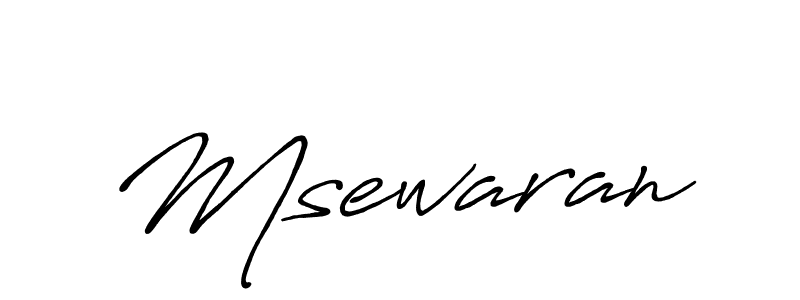 The best way (Antro_Vectra_Bolder) to make a short signature is to pick only two or three words in your name. The name Msewaran include a total of six letters. For converting this name. Msewaran signature style 7 images and pictures png