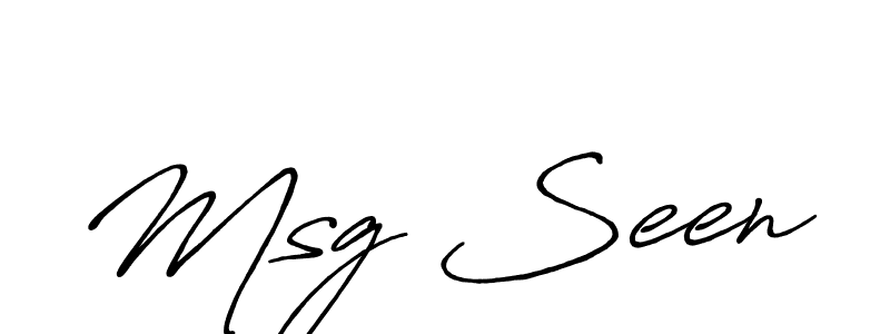 Make a beautiful signature design for name Msg Seen. Use this online signature maker to create a handwritten signature for free. Msg Seen signature style 7 images and pictures png