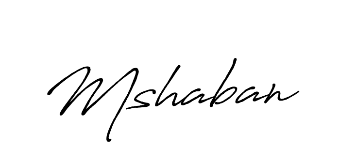 How to make Mshaban signature? Antro_Vectra_Bolder is a professional autograph style. Create handwritten signature for Mshaban name. Mshaban signature style 7 images and pictures png