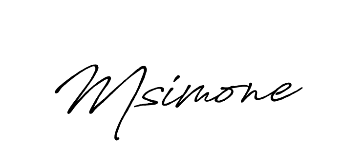 Similarly Antro_Vectra_Bolder is the best handwritten signature design. Signature creator online .You can use it as an online autograph creator for name Msimone. Msimone signature style 7 images and pictures png