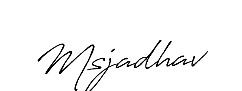 How to Draw Msjadhav signature style? Antro_Vectra_Bolder is a latest design signature styles for name Msjadhav. Msjadhav signature style 7 images and pictures png