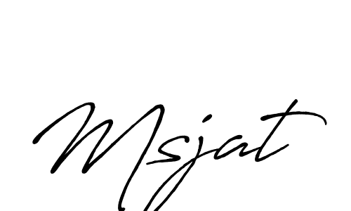 Create a beautiful signature design for name Msjat. With this signature (Antro_Vectra_Bolder) fonts, you can make a handwritten signature for free. Msjat signature style 7 images and pictures png