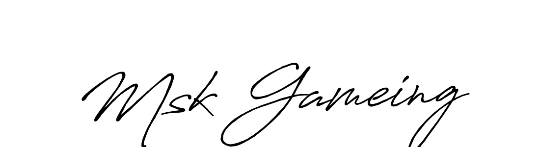 Antro_Vectra_Bolder is a professional signature style that is perfect for those who want to add a touch of class to their signature. It is also a great choice for those who want to make their signature more unique. Get Msk Gameing name to fancy signature for free. Msk Gameing signature style 7 images and pictures png