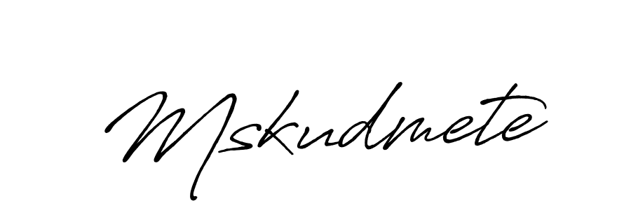 Use a signature maker to create a handwritten signature online. With this signature software, you can design (Antro_Vectra_Bolder) your own signature for name Mskudmete. Mskudmete signature style 7 images and pictures png