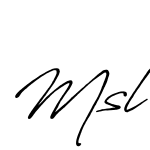 Similarly Antro_Vectra_Bolder is the best handwritten signature design. Signature creator online .You can use it as an online autograph creator for name Msl. Msl signature style 7 images and pictures png
