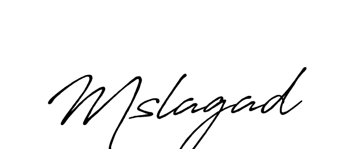 It looks lik you need a new signature style for name Mslagad. Design unique handwritten (Antro_Vectra_Bolder) signature with our free signature maker in just a few clicks. Mslagad signature style 7 images and pictures png