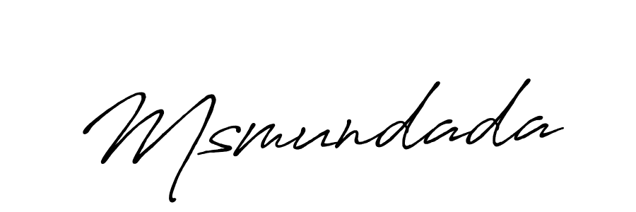 if you are searching for the best signature style for your name Msmundada. so please give up your signature search. here we have designed multiple signature styles  using Antro_Vectra_Bolder. Msmundada signature style 7 images and pictures png