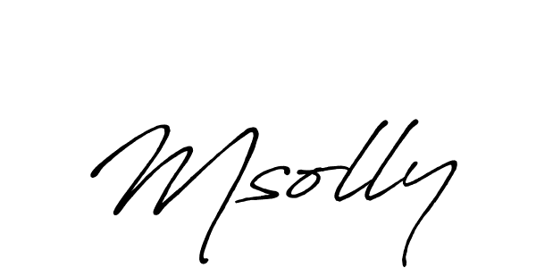 How to Draw Msolly signature style? Antro_Vectra_Bolder is a latest design signature styles for name Msolly. Msolly signature style 7 images and pictures png