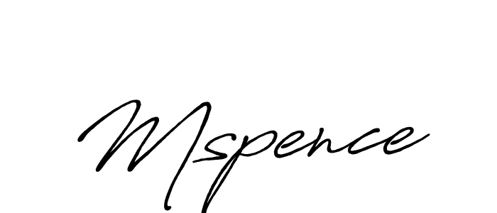 Use a signature maker to create a handwritten signature online. With this signature software, you can design (Antro_Vectra_Bolder) your own signature for name Mspence. Mspence signature style 7 images and pictures png