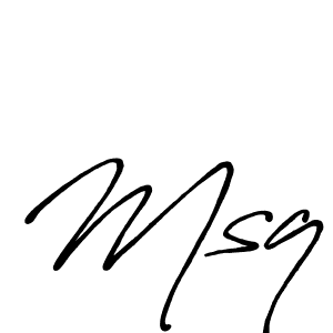 Similarly Antro_Vectra_Bolder is the best handwritten signature design. Signature creator online .You can use it as an online autograph creator for name Msq. Msq signature style 7 images and pictures png
