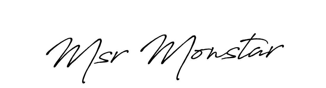 Also You can easily find your signature by using the search form. We will create Msr Monstar name handwritten signature images for you free of cost using Antro_Vectra_Bolder sign style. Msr Monstar signature style 7 images and pictures png