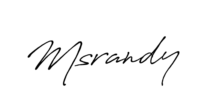 Use a signature maker to create a handwritten signature online. With this signature software, you can design (Antro_Vectra_Bolder) your own signature for name Msrandy. Msrandy signature style 7 images and pictures png