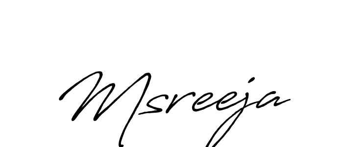 Also we have Msreeja name is the best signature style. Create professional handwritten signature collection using Antro_Vectra_Bolder autograph style. Msreeja signature style 7 images and pictures png