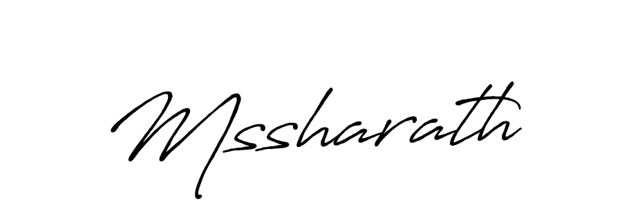Make a beautiful signature design for name Mssharath. With this signature (Antro_Vectra_Bolder) style, you can create a handwritten signature for free. Mssharath signature style 7 images and pictures png