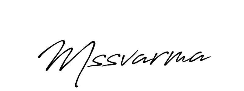 It looks lik you need a new signature style for name Mssvarma. Design unique handwritten (Antro_Vectra_Bolder) signature with our free signature maker in just a few clicks. Mssvarma signature style 7 images and pictures png