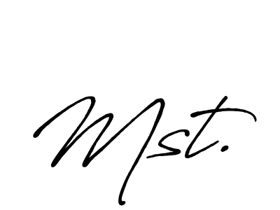 Mst. stylish signature style. Best Handwritten Sign (Antro_Vectra_Bolder) for my name. Handwritten Signature Collection Ideas for my name Mst.. Mst. signature style 7 images and pictures png