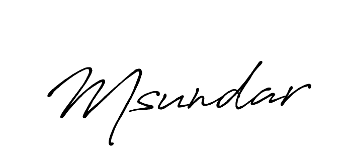The best way (Antro_Vectra_Bolder) to make a short signature is to pick only two or three words in your name. The name Msundar include a total of six letters. For converting this name. Msundar signature style 7 images and pictures png