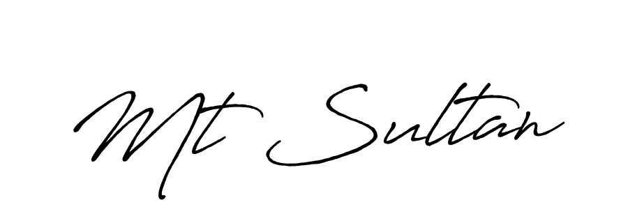 Make a beautiful signature design for name Mt Sultan. Use this online signature maker to create a handwritten signature for free. Mt Sultan signature style 7 images and pictures png