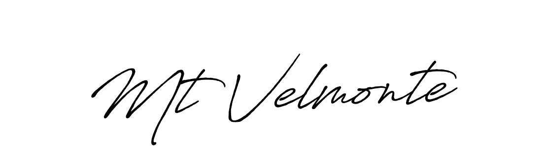 Use a signature maker to create a handwritten signature online. With this signature software, you can design (Antro_Vectra_Bolder) your own signature for name Mt Velmonte. Mt Velmonte signature style 7 images and pictures png