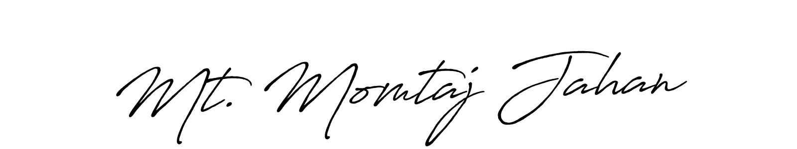 You should practise on your own different ways (Antro_Vectra_Bolder) to write your name (Mt. Momtaj Jahan) in signature. don't let someone else do it for you. Mt. Momtaj Jahan signature style 7 images and pictures png