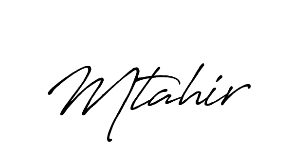 See photos of Mtahir official signature by Spectra . Check more albums & portfolios. Read reviews & check more about Antro_Vectra_Bolder font. Mtahir signature style 7 images and pictures png