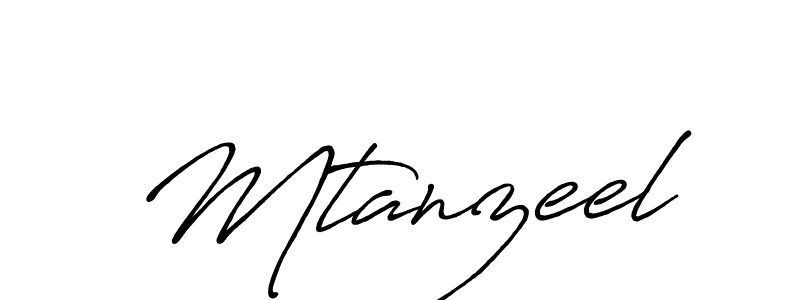 Antro_Vectra_Bolder is a professional signature style that is perfect for those who want to add a touch of class to their signature. It is also a great choice for those who want to make their signature more unique. Get Mtanzeel name to fancy signature for free. Mtanzeel signature style 7 images and pictures png