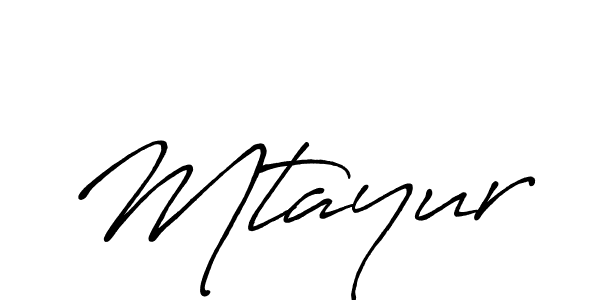 Also we have Mtayur name is the best signature style. Create professional handwritten signature collection using Antro_Vectra_Bolder autograph style. Mtayur signature style 7 images and pictures png