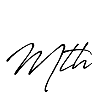 Make a beautiful signature design for name Mth. With this signature (Antro_Vectra_Bolder) style, you can create a handwritten signature for free. Mth signature style 7 images and pictures png