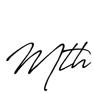 Also we have Mth name is the best signature style. Create professional handwritten signature collection using Antro_Vectra_Bolder autograph style. Mth signature style 7 images and pictures png