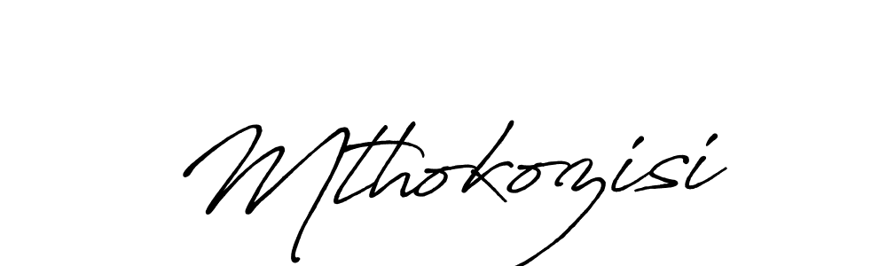 Antro_Vectra_Bolder is a professional signature style that is perfect for those who want to add a touch of class to their signature. It is also a great choice for those who want to make their signature more unique. Get Mthokozisi name to fancy signature for free. Mthokozisi signature style 7 images and pictures png