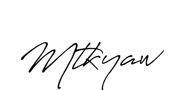 You should practise on your own different ways (Antro_Vectra_Bolder) to write your name (Mtkyaw) in signature. don't let someone else do it for you. Mtkyaw signature style 7 images and pictures png