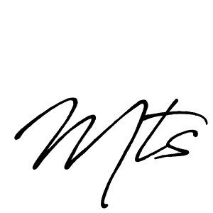 Also You can easily find your signature by using the search form. We will create Mts name handwritten signature images for you free of cost using Antro_Vectra_Bolder sign style. Mts signature style 7 images and pictures png