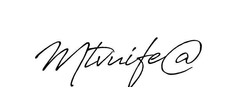 You should practise on your own different ways (Antro_Vectra_Bolder) to write your name (Mtvuife@) in signature. don't let someone else do it for you. Mtvuife@ signature style 7 images and pictures png
